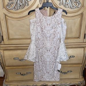 White lace dress